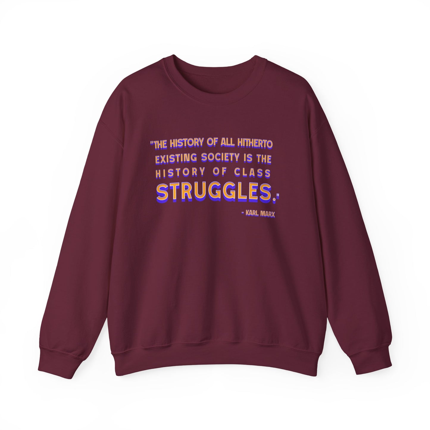 The history of all hitherto existing Sweatshirt