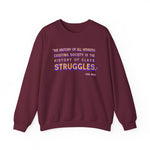 The history of all hitherto existing Sweatshirt