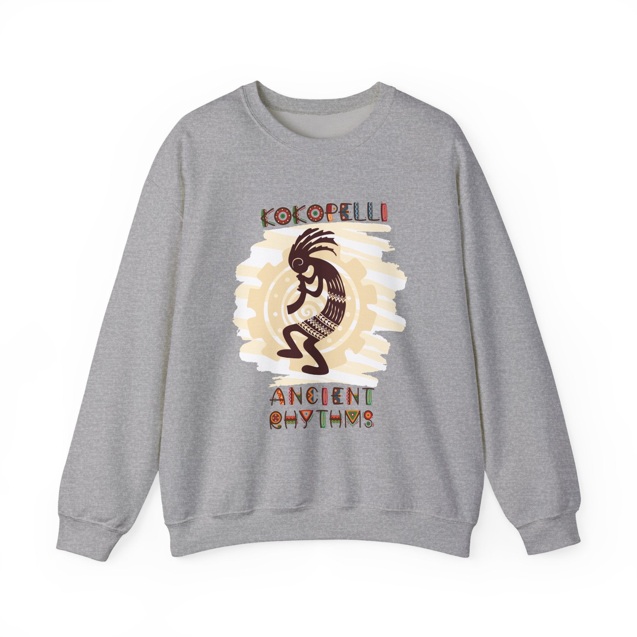 Kokopelli Where Ancient Rhythms Sweatshirt