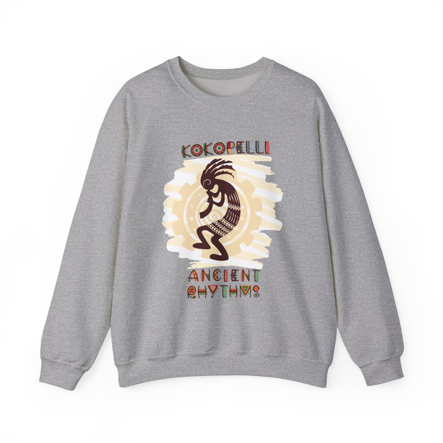 Kokopelli Where Ancient Rhythms Sweatshirt