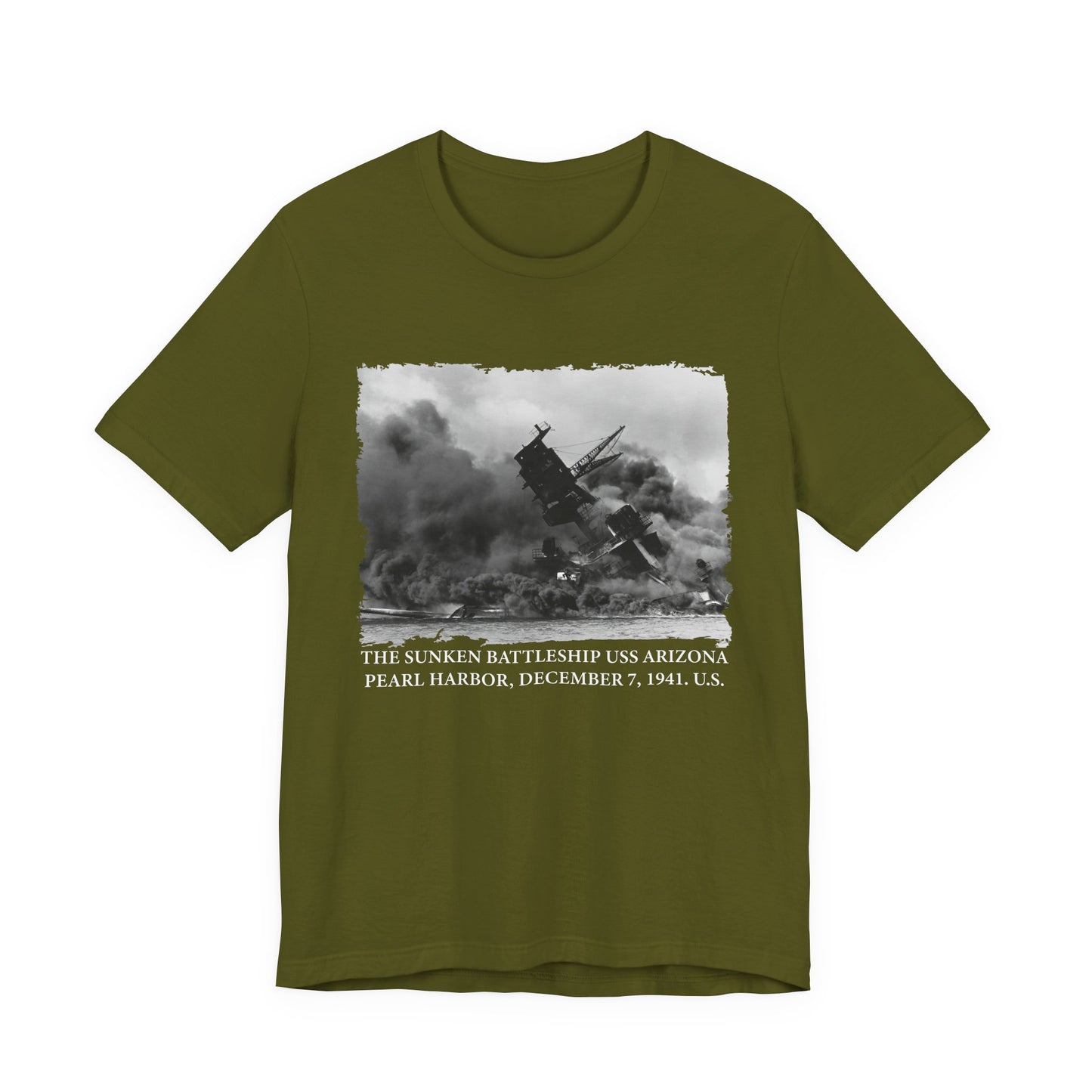 The sunken battleship USS Arizona Pearl Harbor T-Shirt