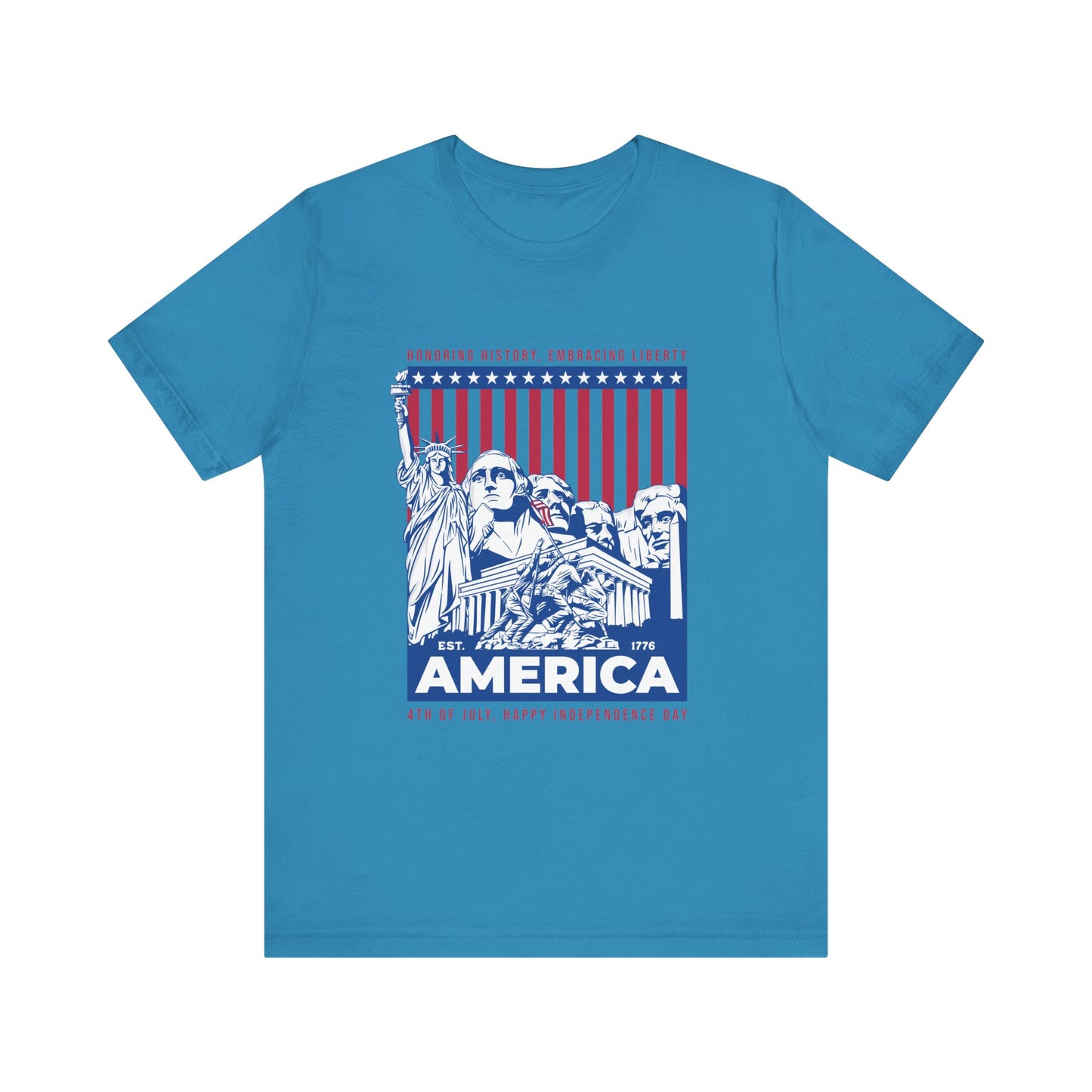 Honoring history happy independence day T-Shirt