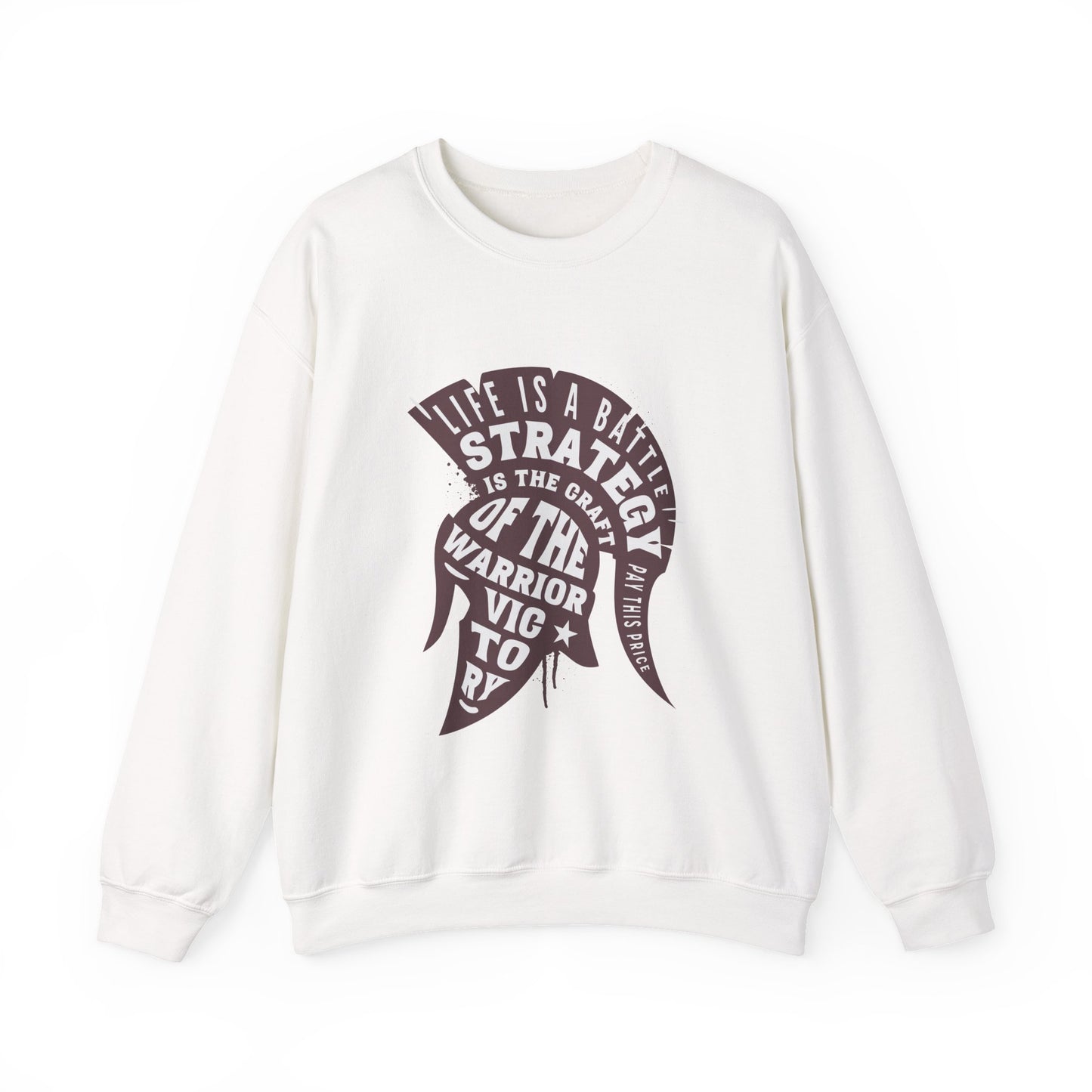 life is a battle strategy sweatshirt