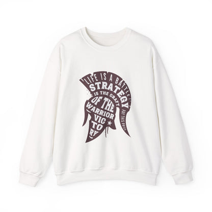 life is a battle strategy sweatshirt