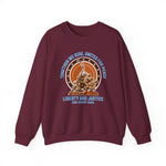Together We Rise United For Peace Retro American Sweatshirt