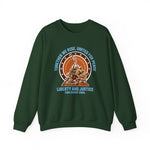 Together We Rise United For Peace Retro American Sweatshirt