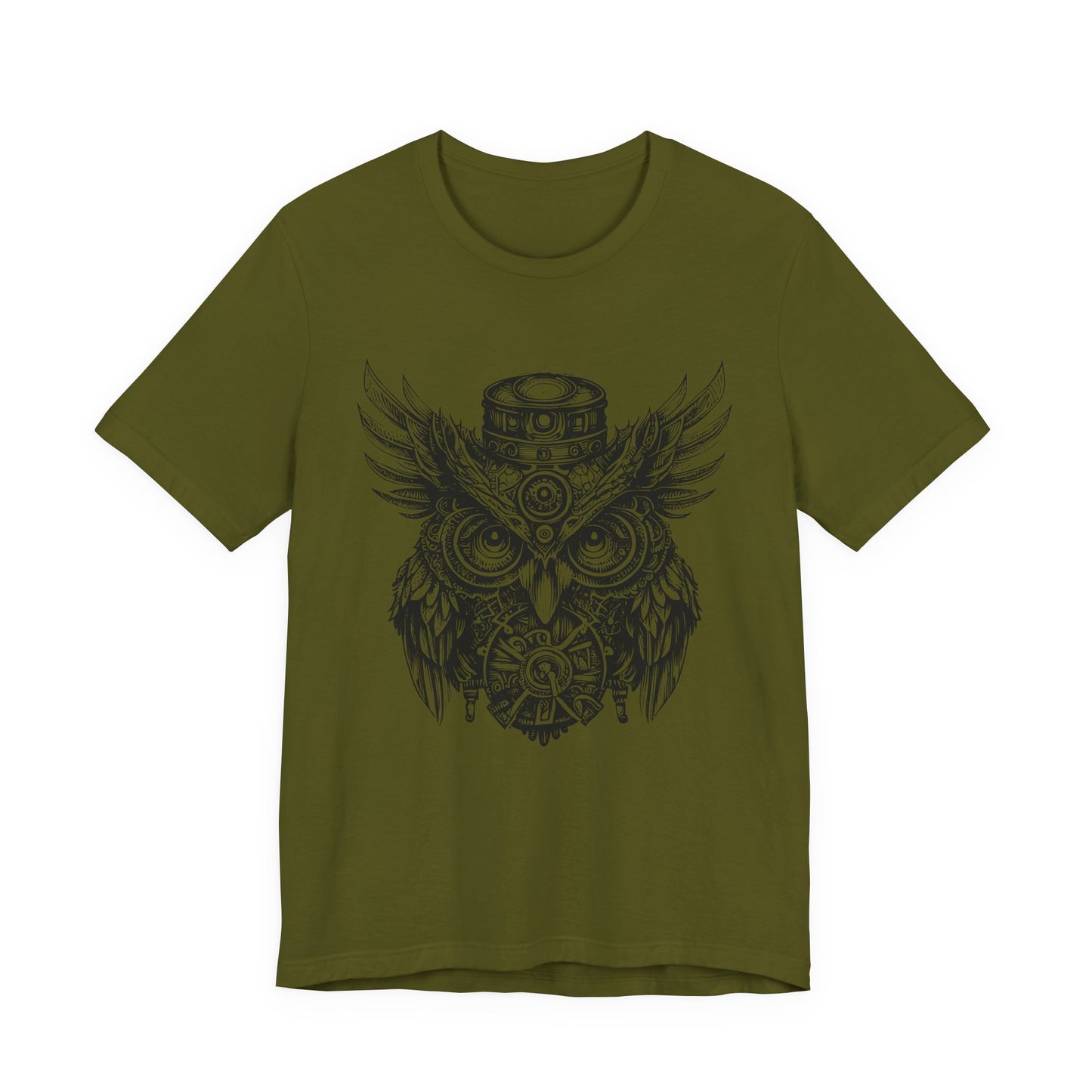 Steampunk Owl  Retro T-Shirt