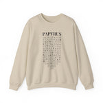 Papyrus Hieroglyphs Sweatshirt