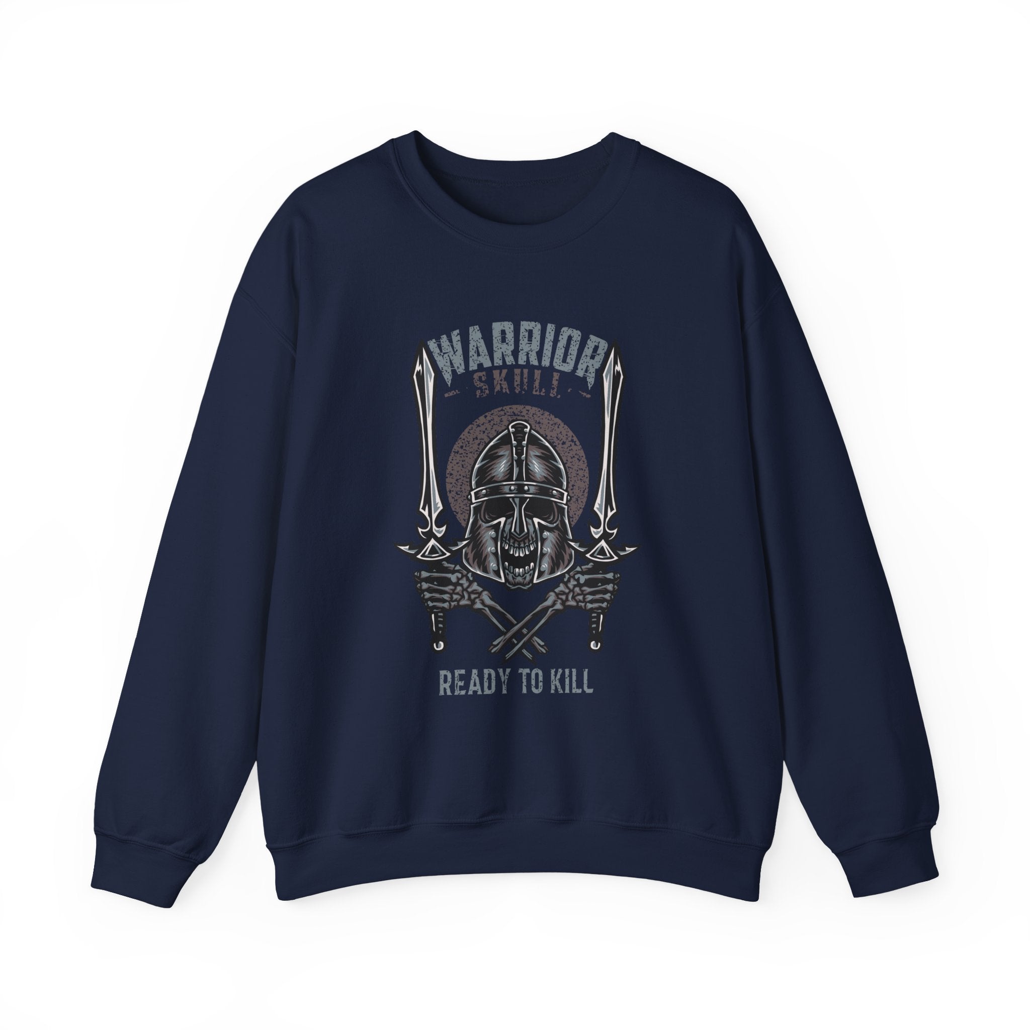 Warrior skull Ready to kill Sweatshirt