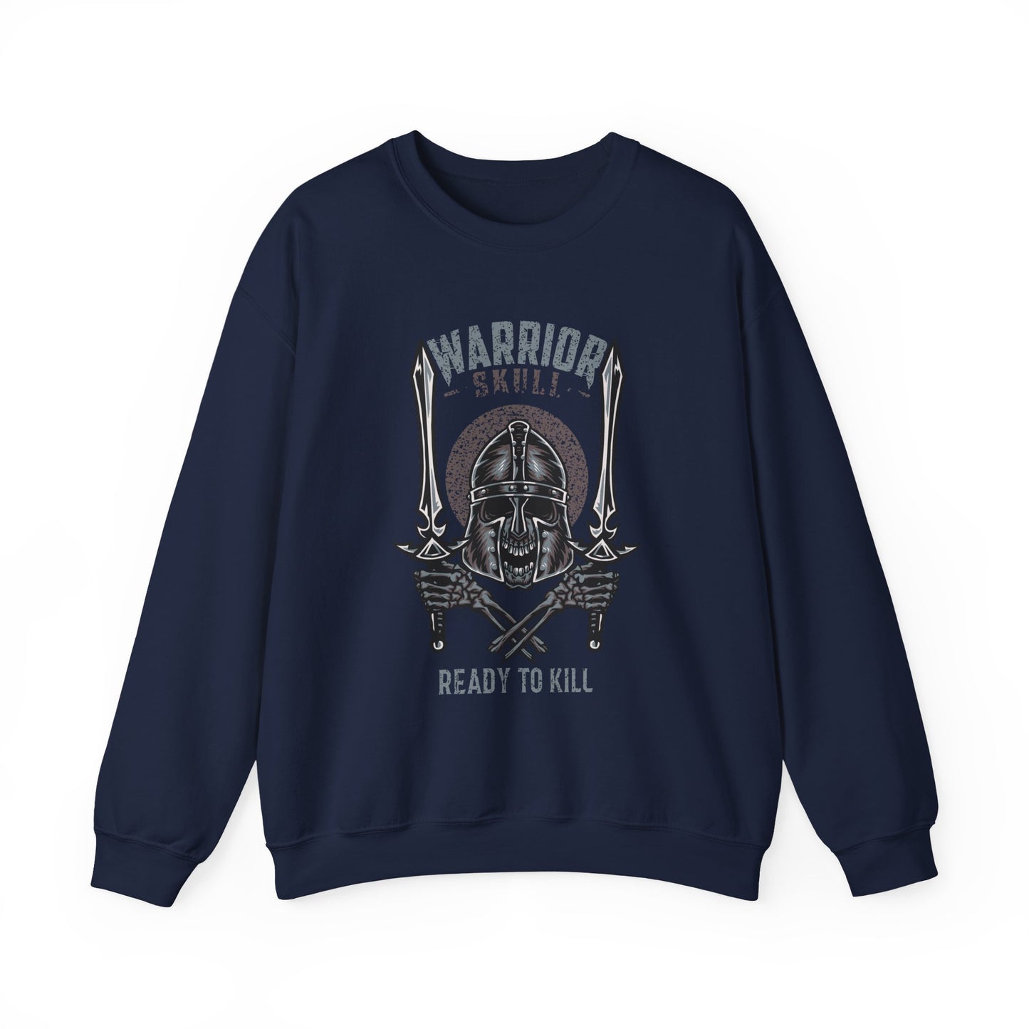 Warrior skull Ready to kill Sweatshirt