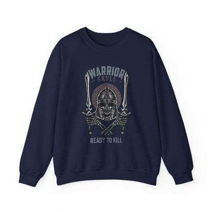 Warrior skull Ready to kill Sweatshirt