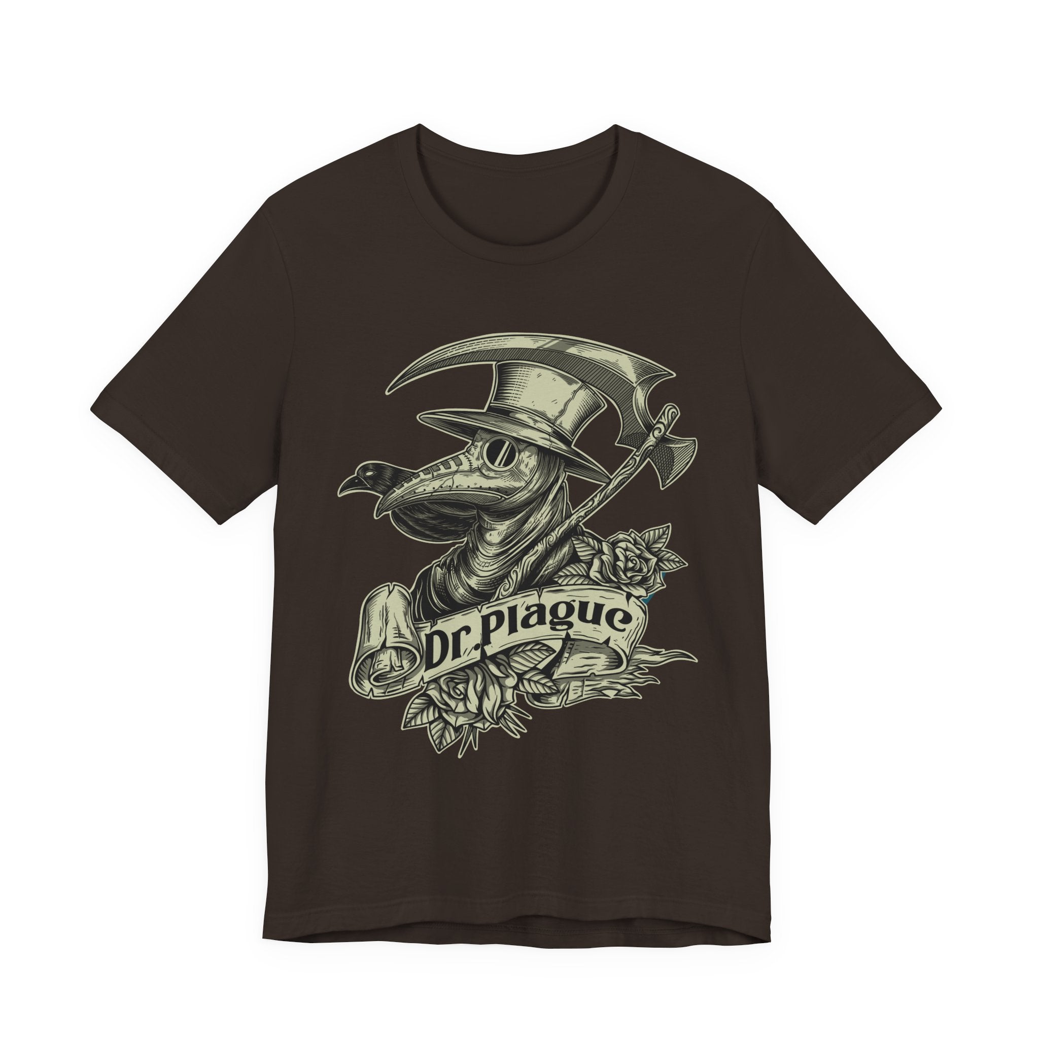 Plague Doctor Roses T-Shirt