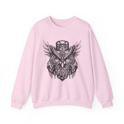 Steampunk Owl  Retro Sweatshirt