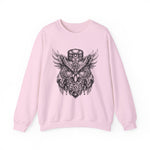 Steampunk Owl  Retro Sweatshirt